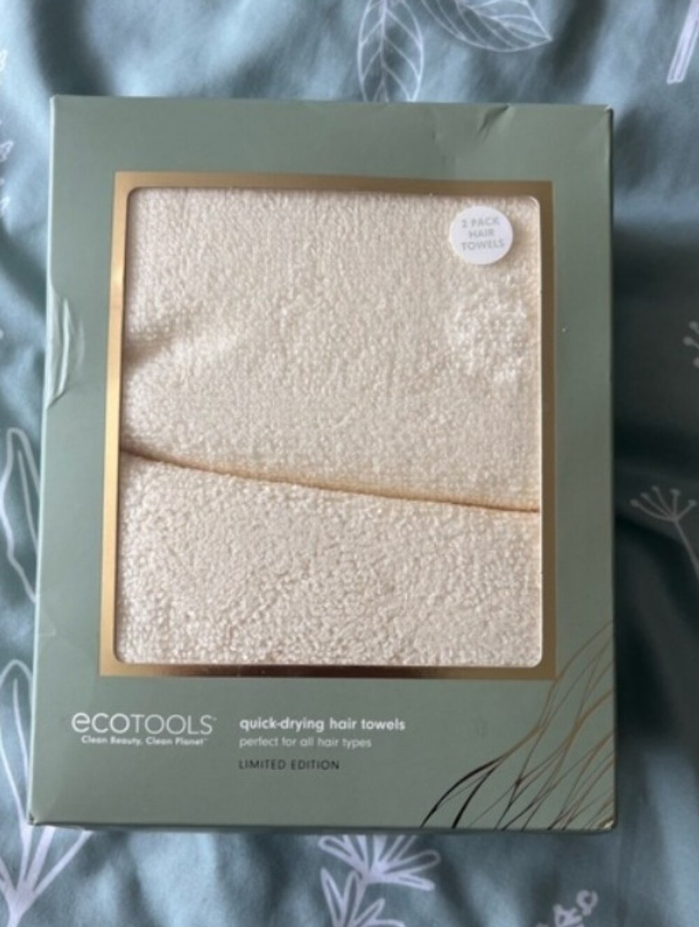 EcoTools Limited Edition Quick Drying Hair Towels Rare New !